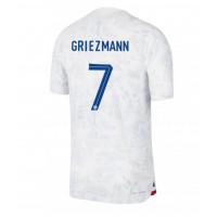 Koszulka piłkarska Francja Antoine Griezmann #7 Strój wyjazdowy MŚ 2022 tanio Krótki Rękaw